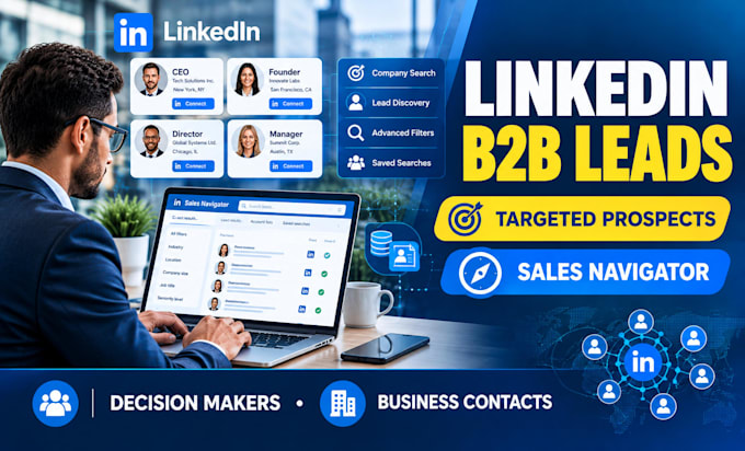 generate linkedin leads and qualified b2b prospects using sales navigator