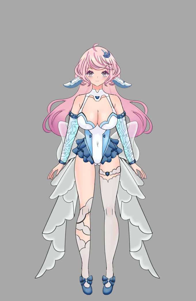 you vtuber model sketch