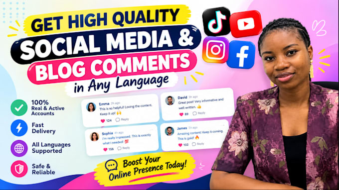 leave engaging and genuine comments under your blog posts