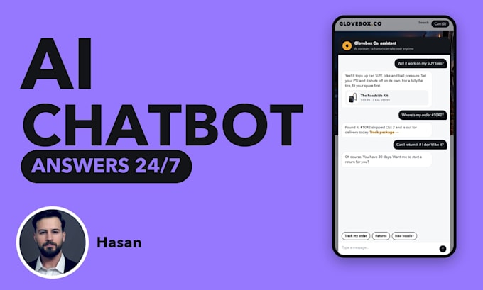 build ai chatbot for your shopify store or website, ai customer support agent