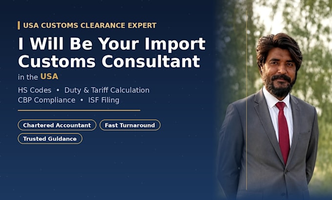 be your import customs consultant in canada