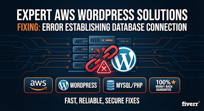 fix AWS wordpress error establishing a database connection