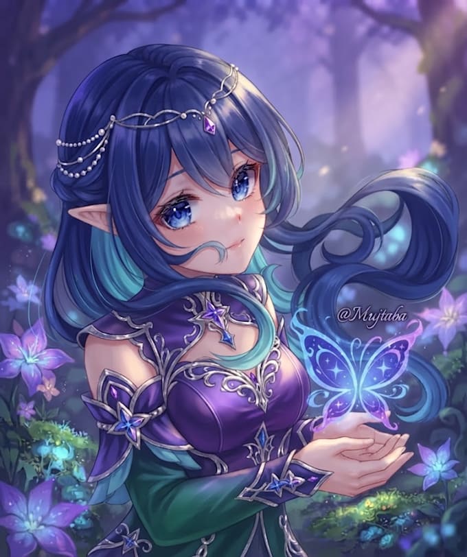draw fan art in anime style
