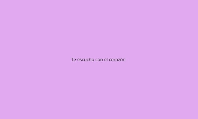 te acompaño con mucho cariño