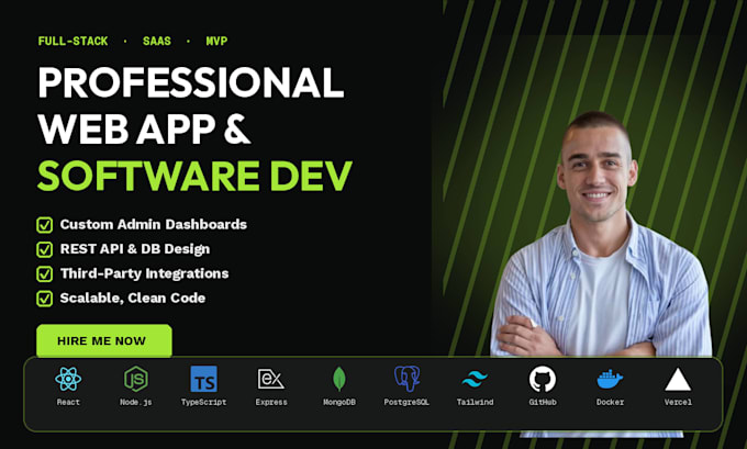 build a modern web app as your frontend developer and a full stack developer
