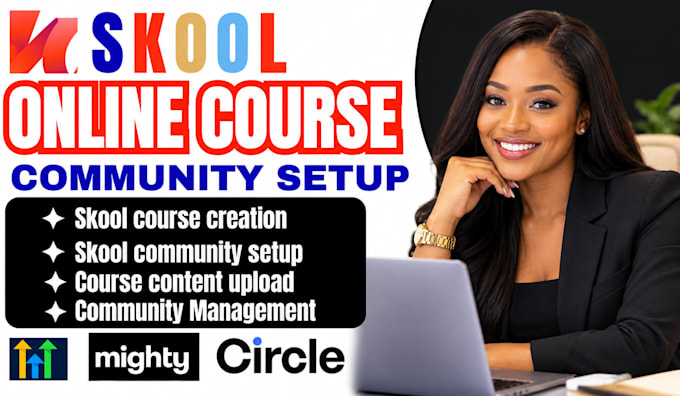 skool community setup course upload community manager and onboarding