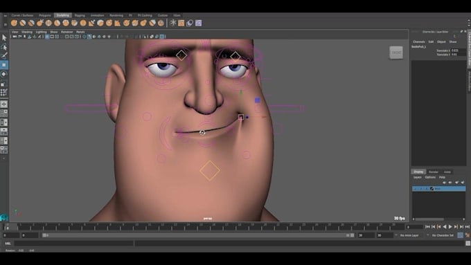 rig 3d characters in maya for animation, unreal or unity