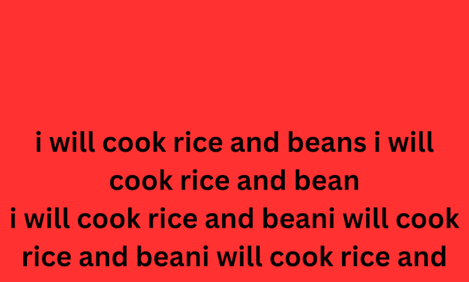 cook rice and bean