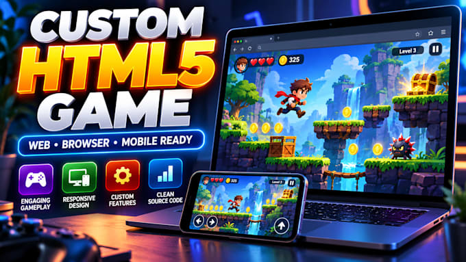 create a custom HTML5 game for your website or business