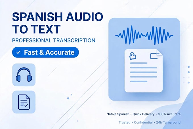transcribe your spanish audio to text accurately