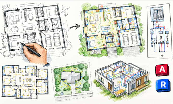 design florida electrical plans, lighting and power layouts