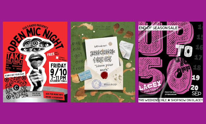 design canva poster that aint look like templates