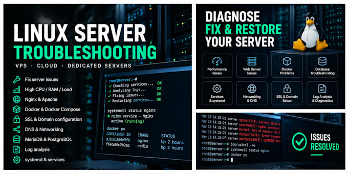 troubleshoot and fix your linux vps or dedicated server