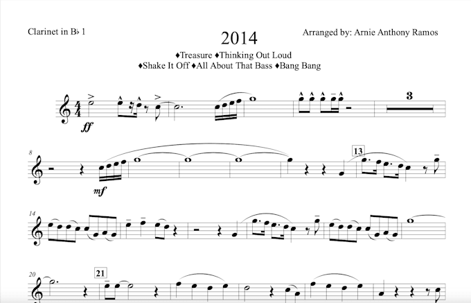transcribe or transpose a music sheet