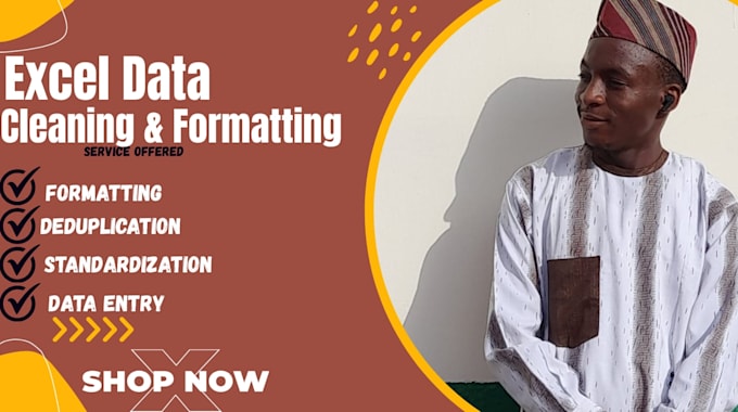 do excel data cleanup and formatting