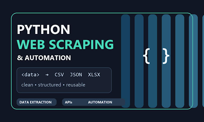 build python web scraping and automation scripts