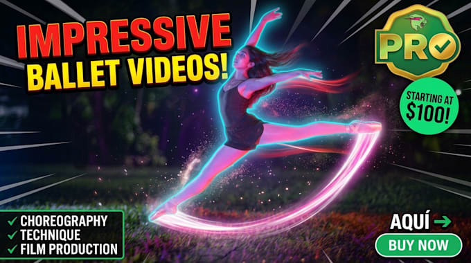 create a ballet music video for your song