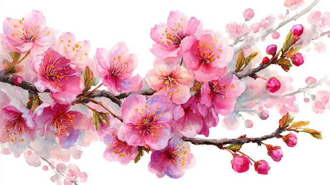 create custom flower and plant illustrations