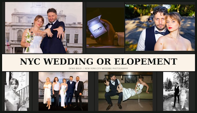 photograph your NYC wedding or elopement