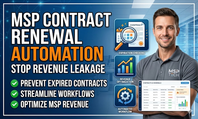 contract expiration automation contract automation msp contract renewal workflow
