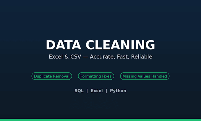 clean and organize your messy excel or csv data accurately