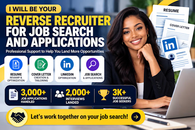 be your reverse recruiter for job search and applications