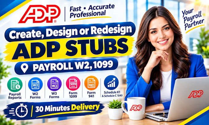 do adp, stubs and w2 work on urgent basis