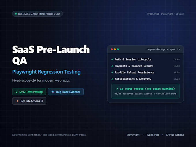 test your saas before launch with playwright automation