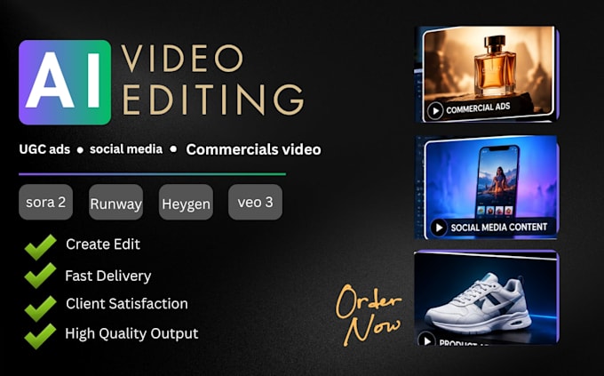 do ai video editing using higgsfield, veo3, kling, sora2, runway, heygen