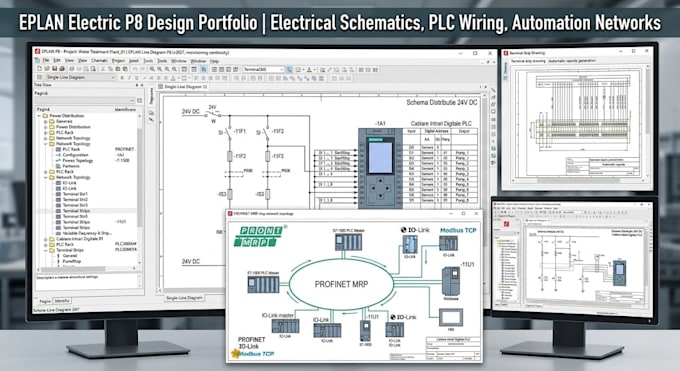 design industrial electrical and automation schematics in eplan electric p8