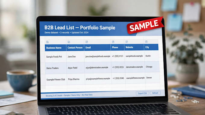 do b2b lead generation, email list building and prospect research