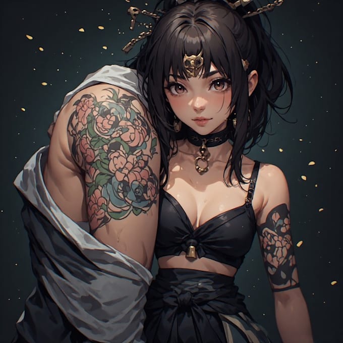 create dark tattoo art