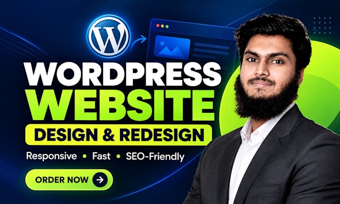 design, redesign or develop a responsive wordpress website