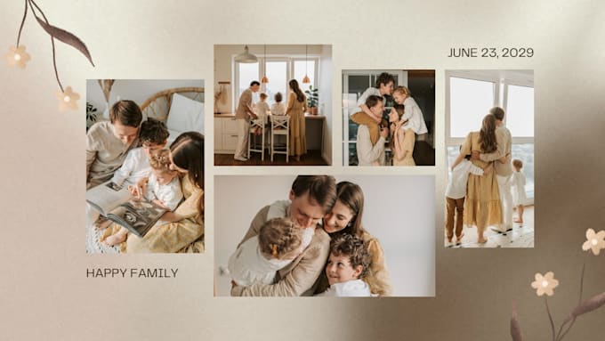 create photo slideshow video, slideshow, video montage