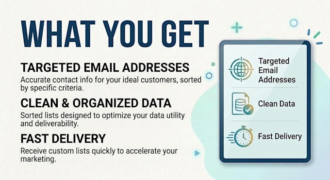 do accurate email scraping and build targeted email lists