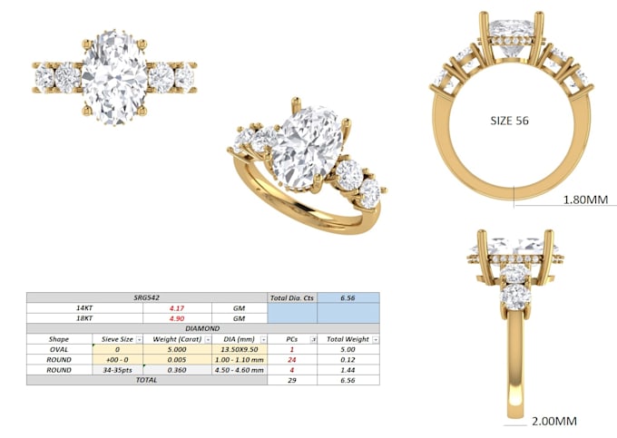 create professional jewelry cad models for manufacturing
