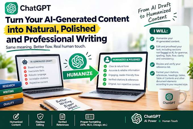 humanize and edit your ai generated text