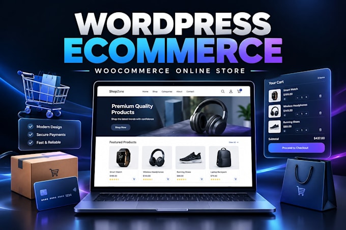 build a woocommerce online store