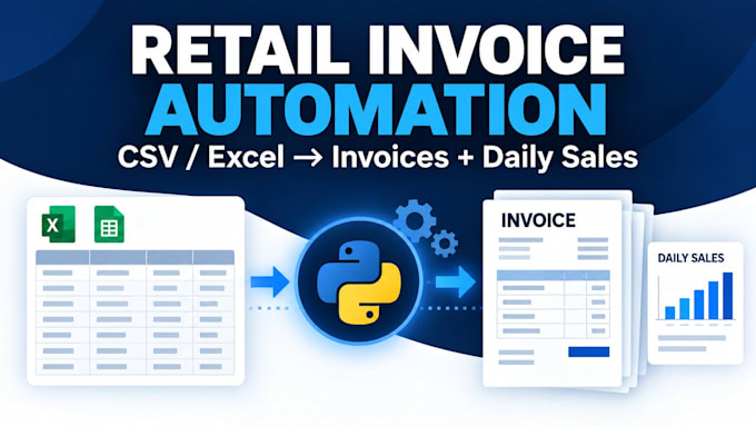 automate retail invoices and daily sales reports with python