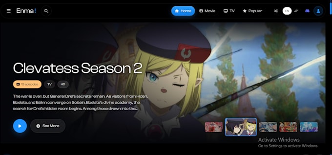 build anime streaming website