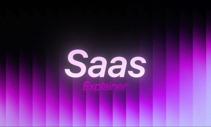 create professional saas explainer video with motion graphics