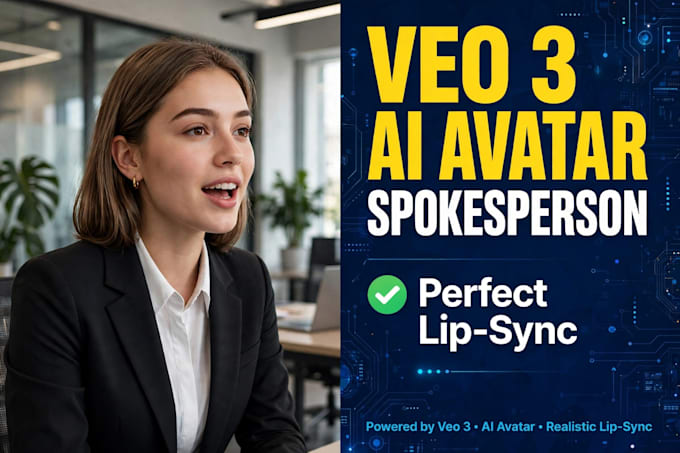create avatar spokesperson video with lip sync
