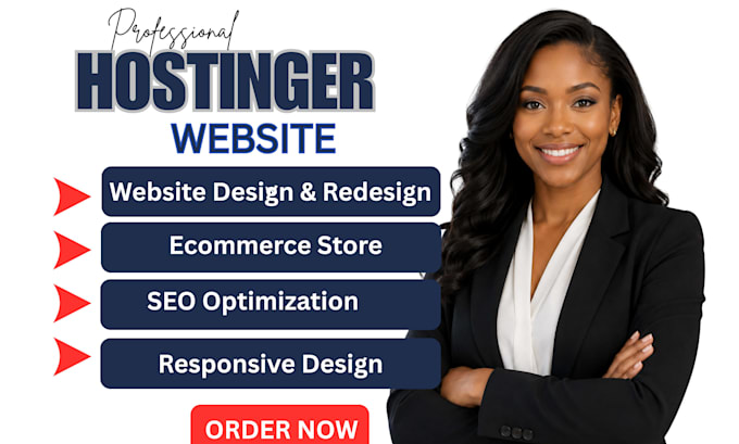 setup, migrate or optimize your website on hostinger