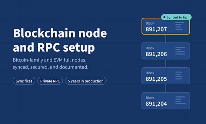 set up or fix blockchain full node and rpc endpoint