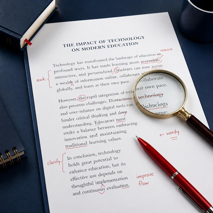do professional english proofreading and editing