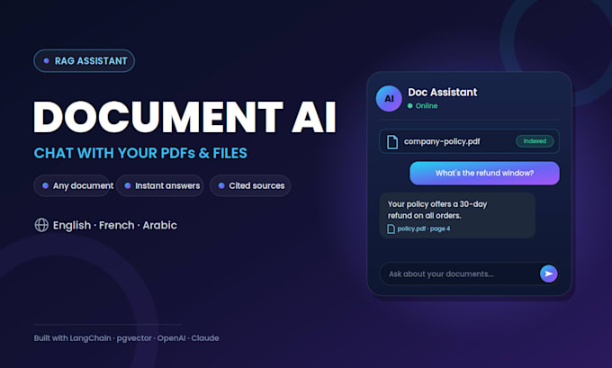 build a rag ai assistant to chat with your documents