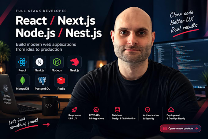 develop a custom marketplace or website using next js and nest js