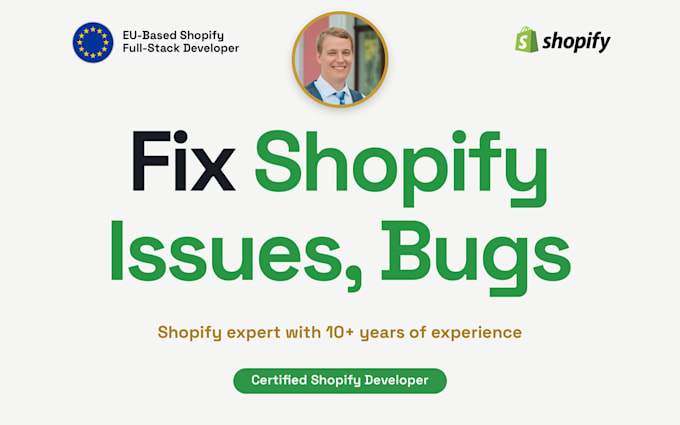 fix shopify bugs quickly and professionally