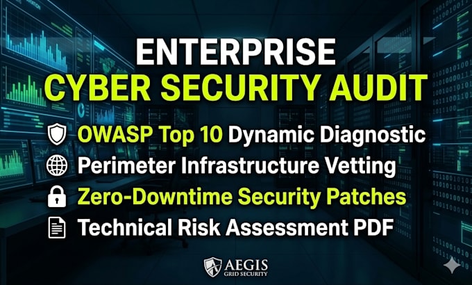 do a cybersecurity vulnerability audit and website threat report