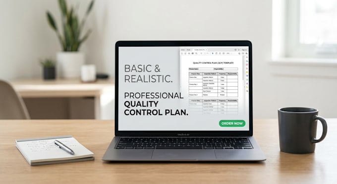prepare quality control plan, qc plan